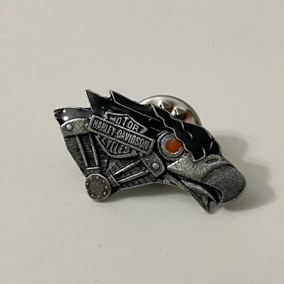 Harley Davidson Motorcycles Pin Eagle - Picture 1 of 7